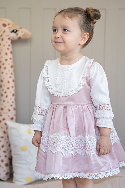 ALYRA Φόρεμα για κοριτσάκι με μακρυμάνικο vintage φουσκωτό σατέν για γενέθλια Ειδική ημέρα Γάμος Παιδικό φόρεμα για διακοπές