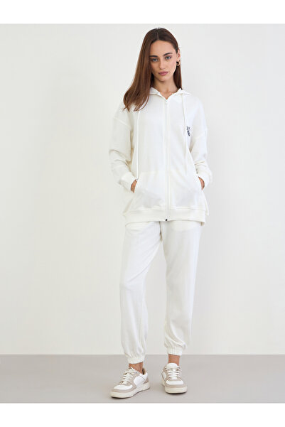 Styli Off White Oversized Hoodie and Joggers Co-Ords