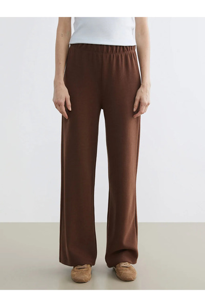 LC Waikiki Women's Wide Leg Sweatpants with Elastic Waist