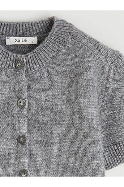 LC Waikiki Crew Neck Women's Knitwear Cardigan