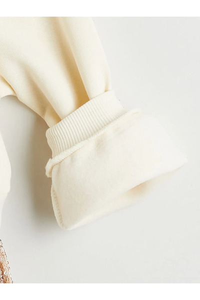 LC Waikiki Crew Neck Sequined Girls' Dress