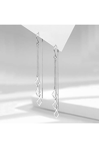 Choice E Stainless Steel Long Tassel Earrings For Women Elegant Simple Gold C...