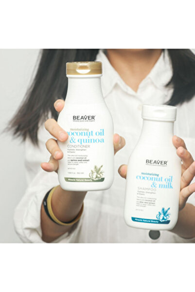 Beaver Moisturizing shampoo with coconut oil and quinoa 730 ml