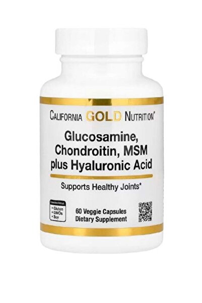 California Gold Nutrition C.G.N جلوكوزامين، كوندرويتين، MSM + حمض الهيالوروني...