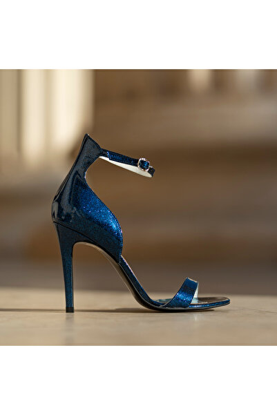 OEM Women's Sandals Made of Genuine Leather Iara Blue - 40