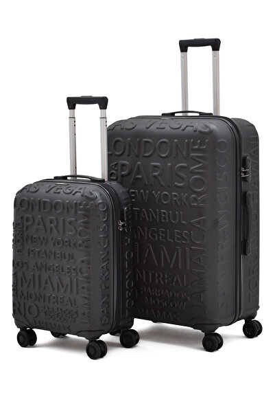 ÇÇS 5167 Ekstra Dayanıklı Kabin Ve Büyük 2'li Valiz Seti