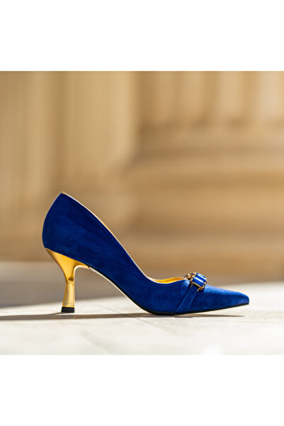 OEM Women's Shoes Hourglass Heel Marta Royal Blue - 36