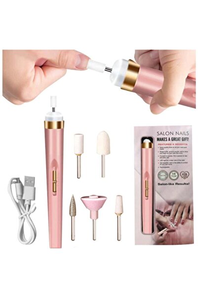 OEM EVNC Nail Drill Polisher – Electric manicure and pedicure drill, 4 speed levels, 5 rotating heads