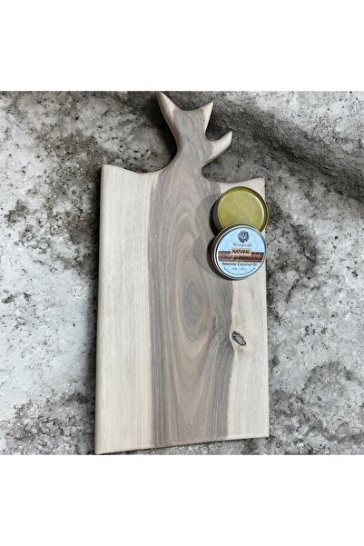 woodbalm لوح تقطيع من خشب الجوز على شكل قرن الغزال