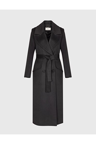 İLVİ Gaia Cashmere Black Women's Coat