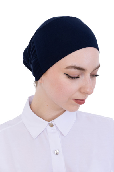 Modish Group Practical Bone Cotton Hijab Inner Bonnet, Ready-To-Wear Viscose Hat for Headscarf, for Prayer Daily Use