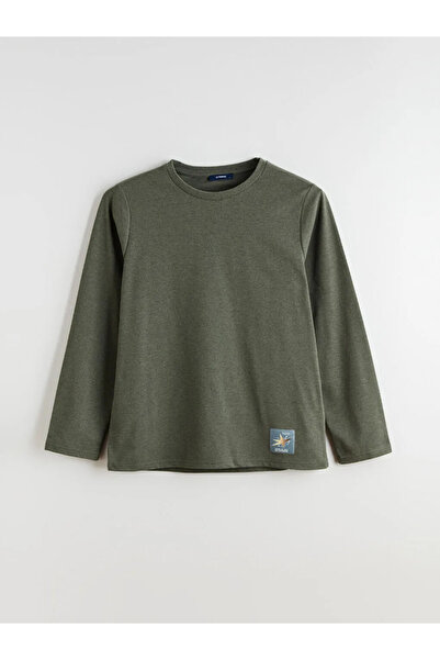 LC Waikiki Crew Neck Long Sleeve Printed Men's T-Shirt