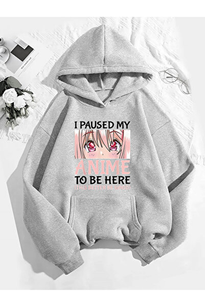 uyguntarz Φούτερ Unisex Anime Character με τύπωμα με κουκούλα