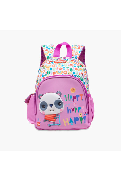 FISHER PRICE Fisher- Printed Backpack with Adjustable Straps and Zip Closure