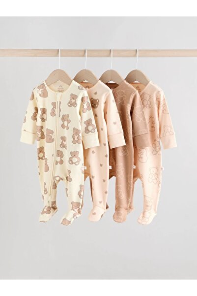 Next Baby أكياس نوم للأطفال مصنوعة من القطن بنسبة 100% باللون البني، مكونة من...