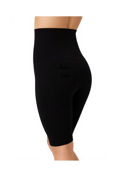 İntive Lingerie Nbb High Waist Above Knee Belly under Shaping / Sculpting Non-Marking Long Corset Leggings