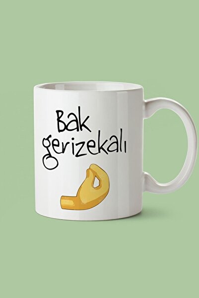HD POSTER Bak Geri-zekalı – Kupa Bardak – Hediyelik – 330ml