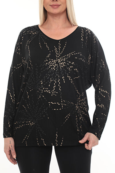 KRUVAZE BÜYÜK BEDEN.LEOPAR BASKILI