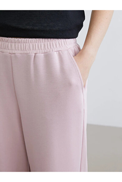 LC Waikiki Women's Wide Leg Sweatpants with Elastic Waist