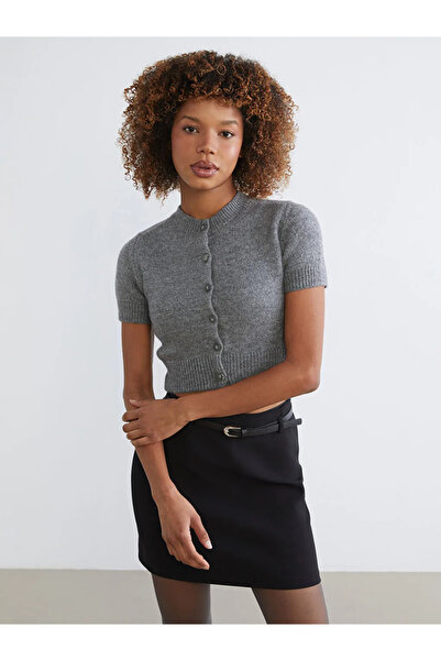 LC Waikiki Crew Neck Women's Knitwear Cardigan