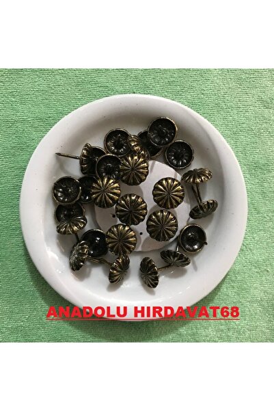 DMR KABARA RAPTİYE KOLTUK ÇİVİSİ RENK ANTİK BAKIR ÇAPI:16 MM 20ADET