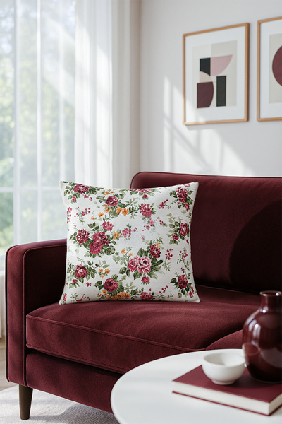 Premier Home Duck Güllü Throw Pillow Cover Powder Yellow V1 45X45