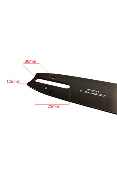 Holzfforma Chainsaw blade 33.5 teeth pitch 325" (40cm)