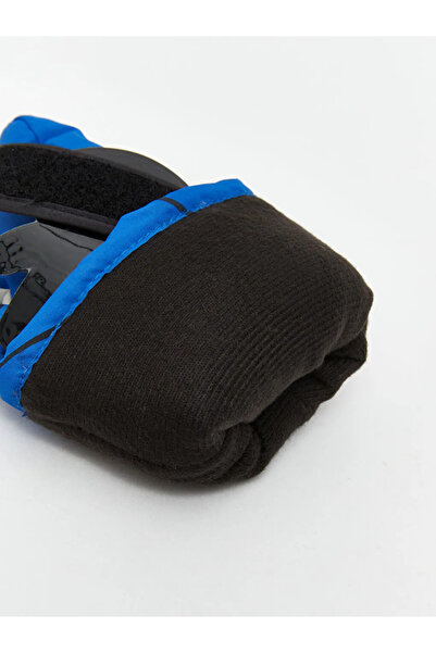 LC Waikiki Blue Spider-Man Printed Boys' Snow Gloves