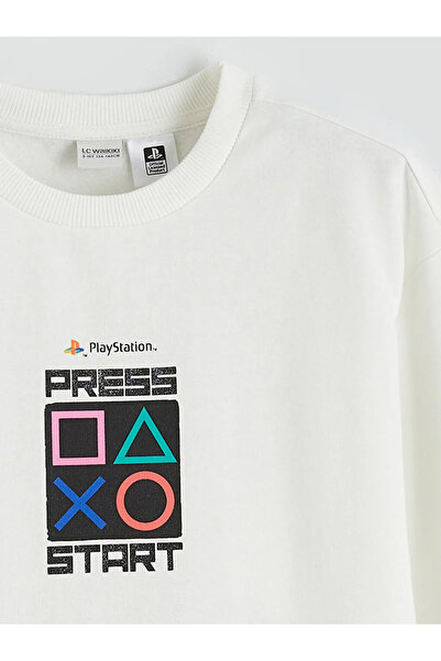 LC Waikiki Playstation Printed Boys' Thick Sweatshirt