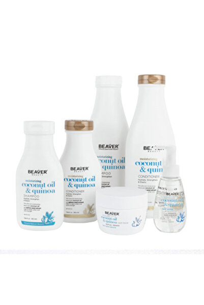 Beaver Mască hidratantă pentru păr cu ulei de cocos și quinoa 250 ml