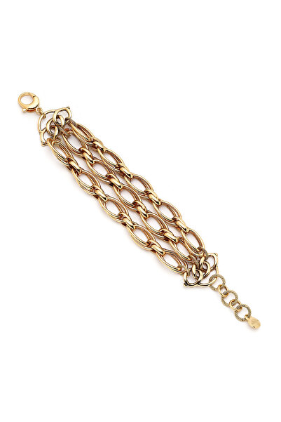 Mon Reve Bark Altın Kaplama Zincir Bilezik