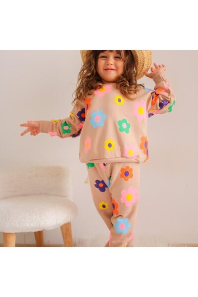 Little Baby 3 İplik %100 Pamuklu Alt Üst Eşofman Takımı