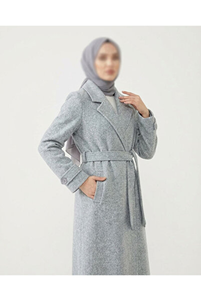 dcn giyim 1985 Women's Belted Coat-1455