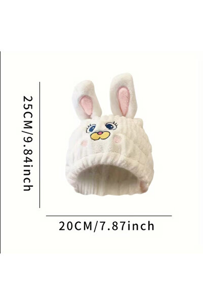 BABUN М'яка, водопоглинаюча, еластична шапочка для волосся з кольоровими фігурками для жінок, феном для волосся