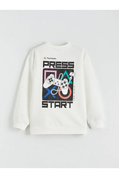 LC Waikiki Playstation Printed Boys' Thick Sweatshirt