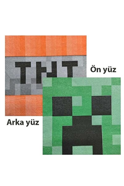 parti show Minecraft Peçete 20'li