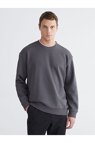 LC Waikiki Peak New Season Crew Neck Men's Thick Sweatshirt