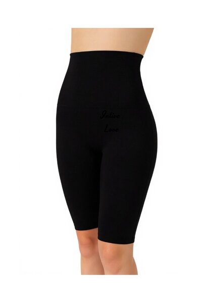 İntive Lingerie Nbb High Waist Above Knee Belly under Shaping / Sculpting Non-Marking Long Corset Leggings