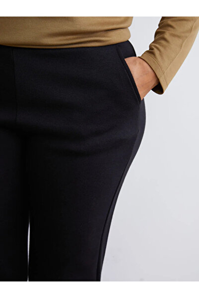 LC Waikiki Plus Size Elastic Waist Women's Trousers