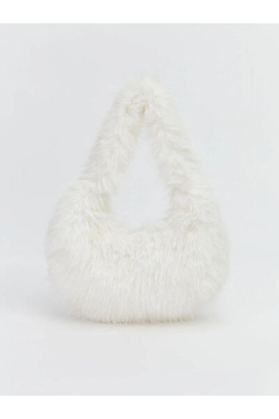 LC Waikiki Furry Women's Baguette Bag