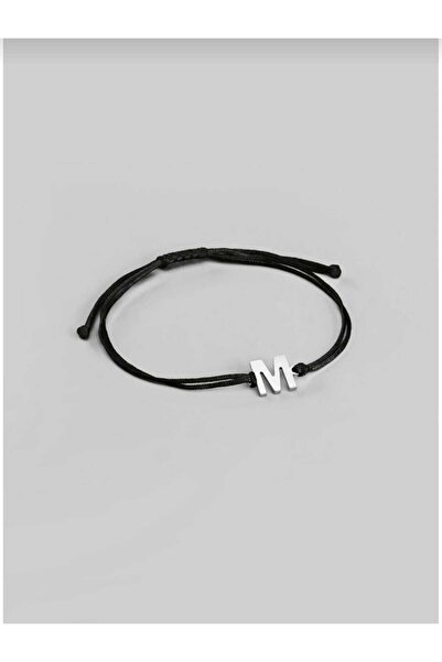 Dream Cut Collection M Letter Dream Cut Bracelet Black