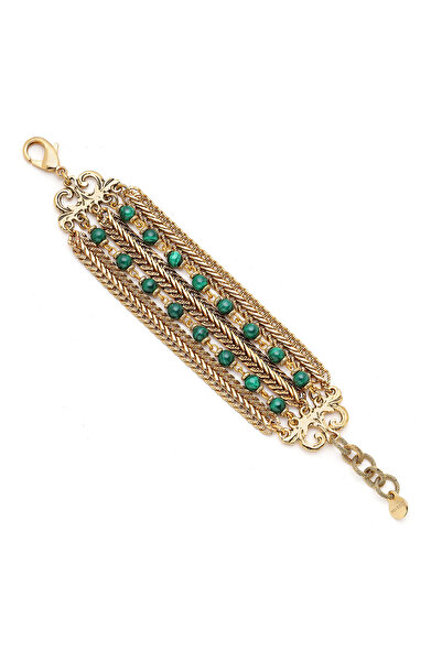 Mon Reve Whispera Malahit Zincir Bracelet