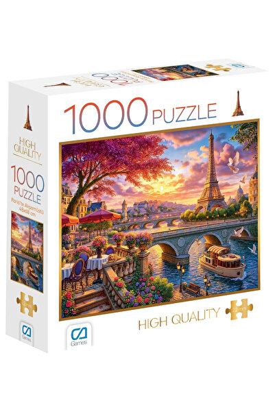 CA Games Afternoon in Paris 1000 Pieces 2.2mm Thickness 48X68Cm Professional Hobby Puzzle Jigsaw Puzzle Series