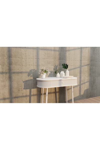 3mzp Mobilya Montajsız Ahşap Ayaklı - Renkli Dekoratif Bombe Dresuar