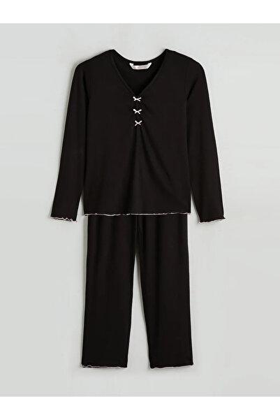 LC Waikiki V-Neck Women's Pajama Set