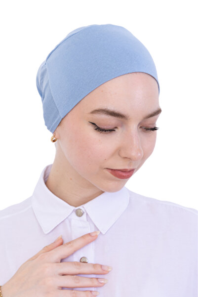 Modish Group Practical Bone Cotton Hijab Inner Bonnet, Ready-To-Wear Viscose Hat for Headscarf, for Prayer Daily Use