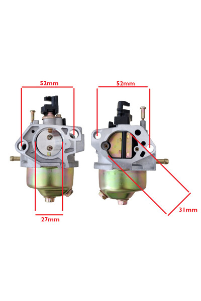 Roco Carburetor compatible with Honda GX 390, 13HP (without fuel valve)