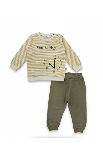 BOBBY JR KİDSWEAR Printed Baby Set