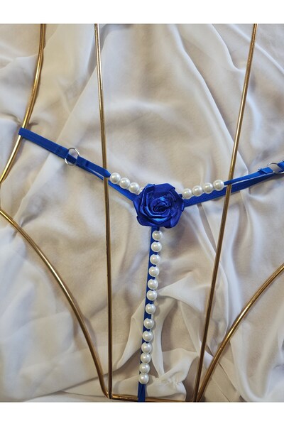 G&H UNDERWEAR Chiloți tanga cu perle