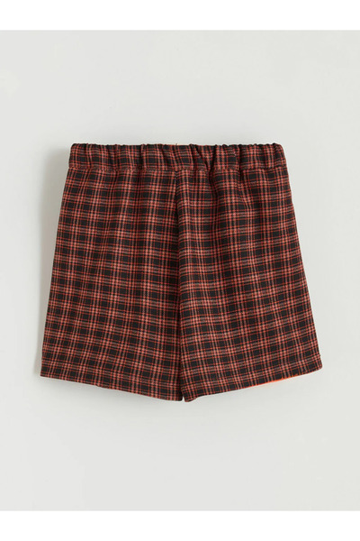 LC Waikiki Plaid Girl's Shorts Skirt